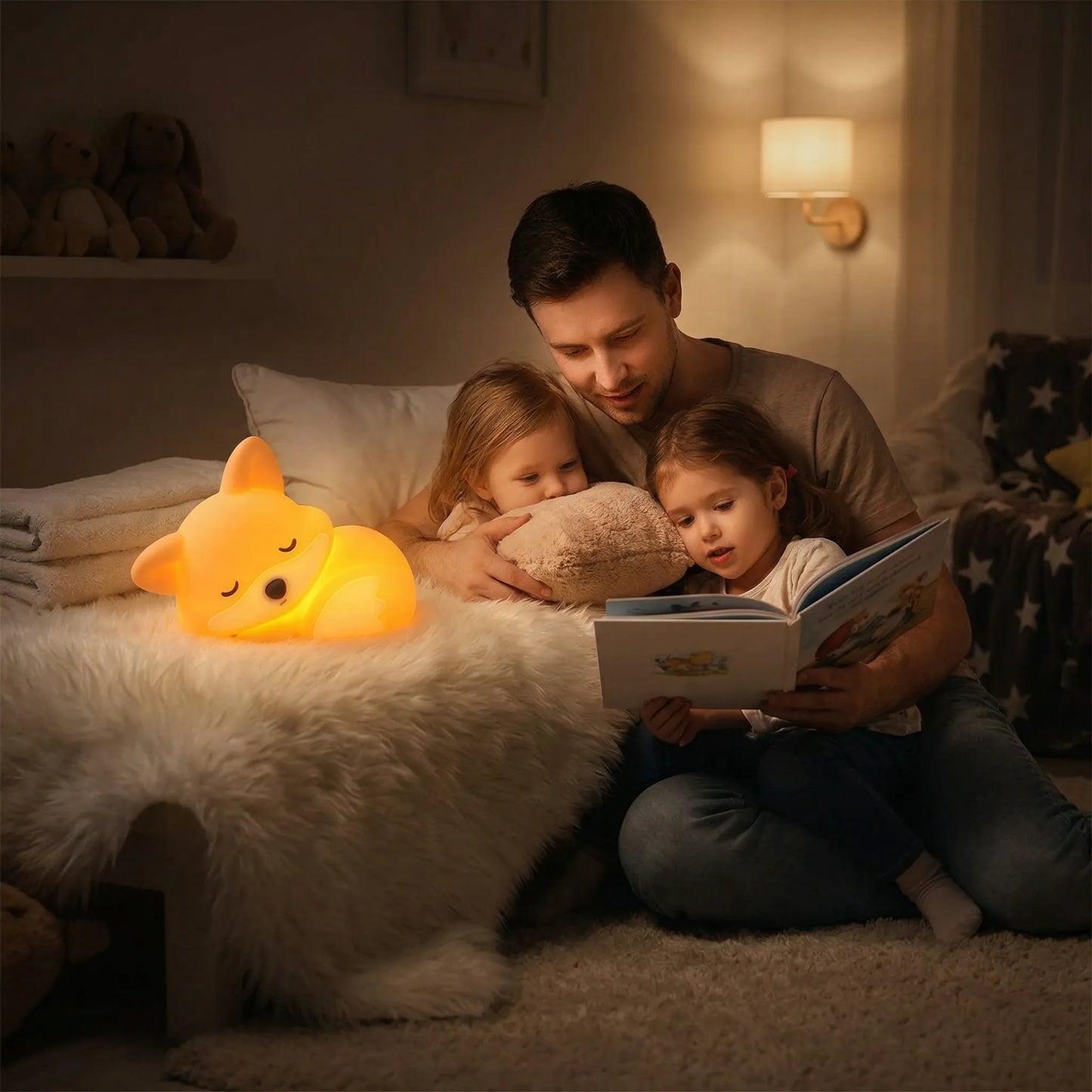 LumiRenard™ — La Veilleuse Renard Magique pour Bébé